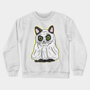 Ghost Kitty Crewneck Sweatshirt